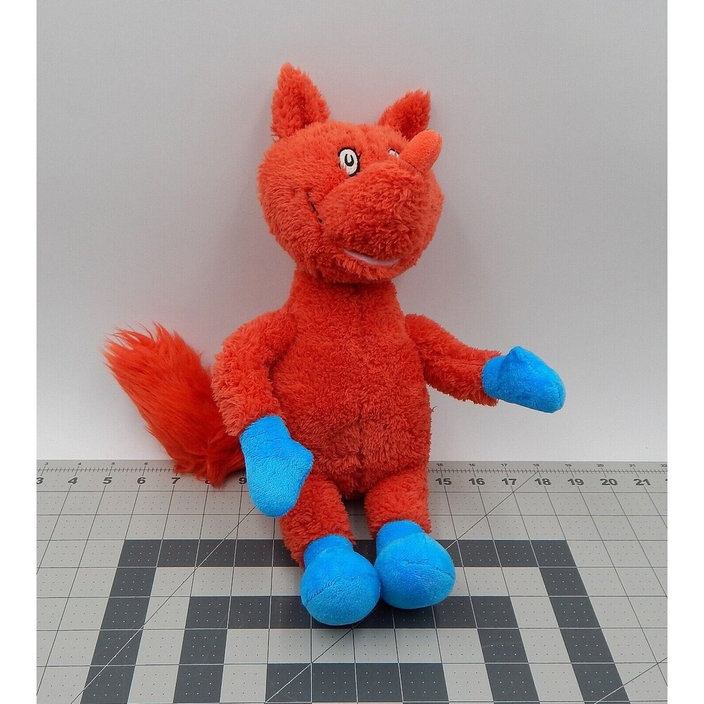 Kohls Cares Fox In Socks Plush Dr Seuss Stuffed Animal 15 Inch Embroidered Eyes
